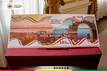 Bolivia y Perú emitirán 15.000 sellos postales por los 200 años de relaciones diplomáticas