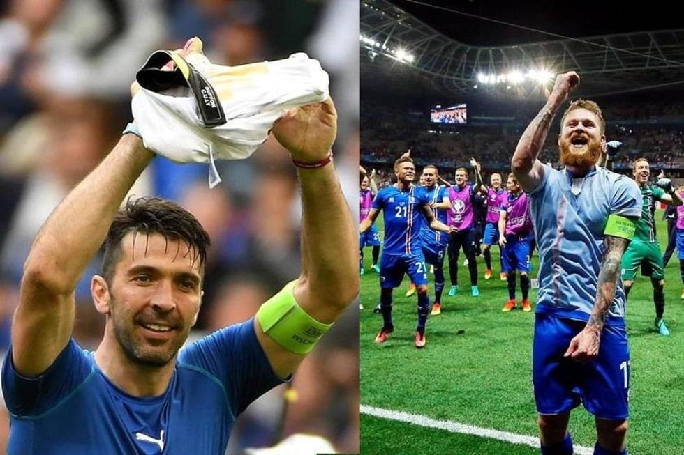 Italia pone fin al ciclo de España; Islandia, sensación en Francia