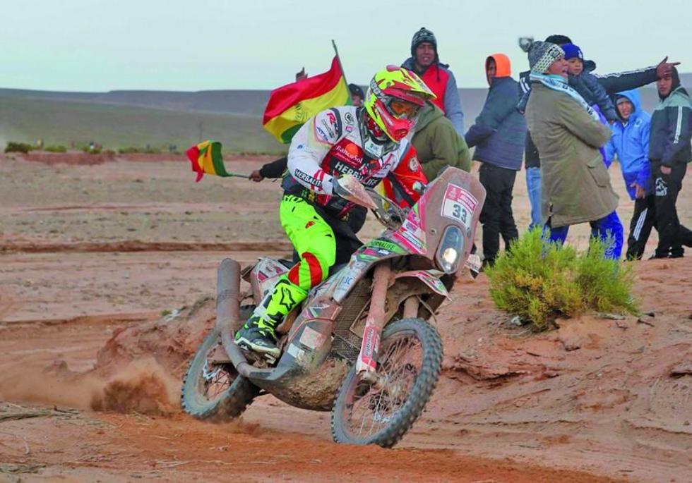 Daniel Nosiglia saca cara por Bolivia en el Dakar