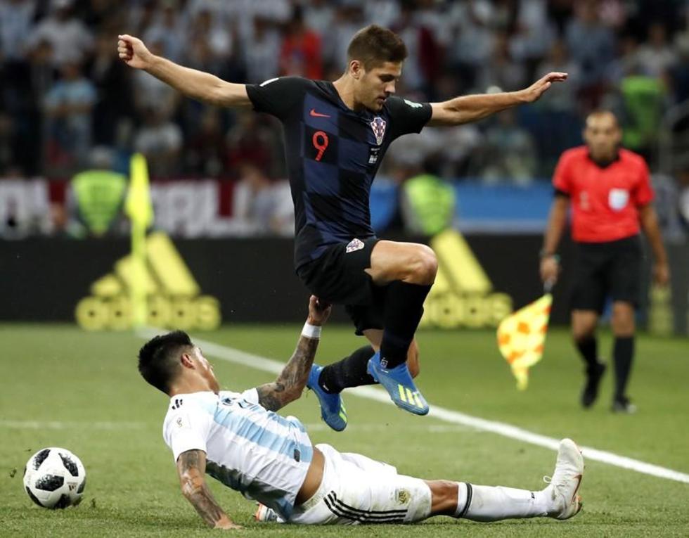 Croacia golea y noquea a Argentina en Rusia