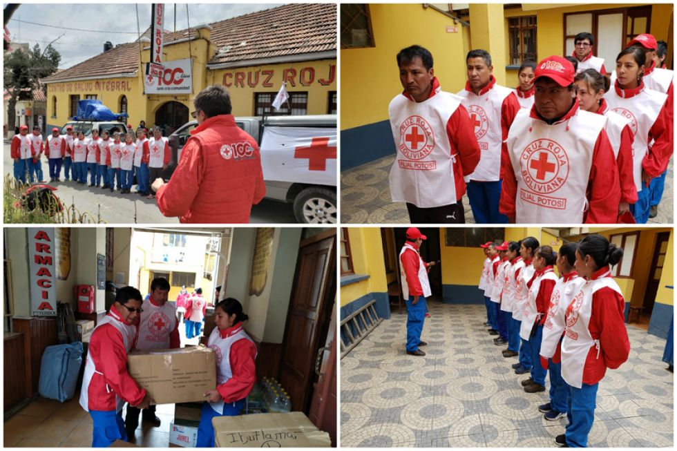 Una brigada de la Cruz Roja parte para brindar asistencia en la Chiquitania