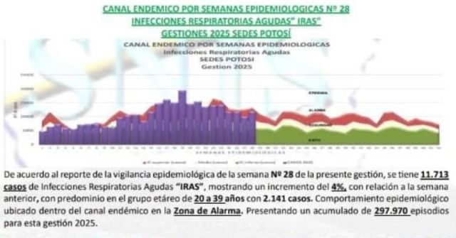 Sedes reporta aumento de los resfríos en el Departamento de Potosí