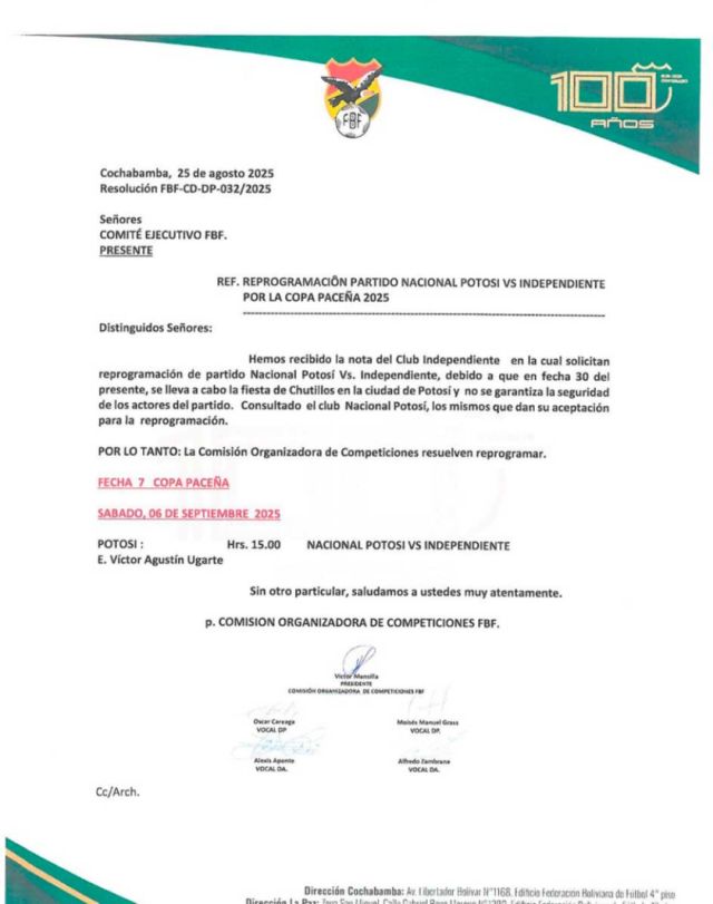 Reprograman el partido de Nacional e Independiente