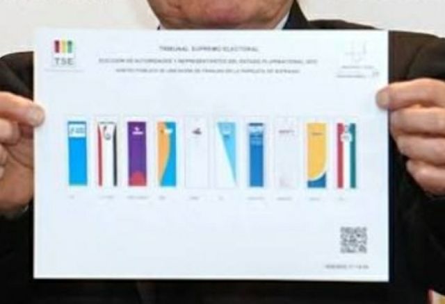 Mañana se sortea ubicación de organizaciones en la papeleta electoral