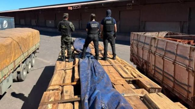 Brasil incauta 50 toneladas de cocaína escondidas en madera; afirman que salió de Bolivia