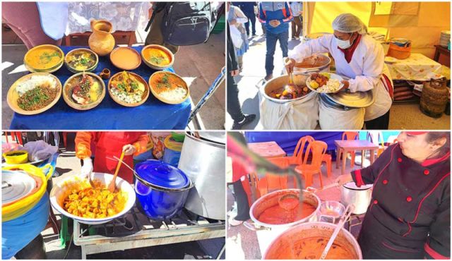 Los picantes potosinos fueron degustados en  feria gastronómica