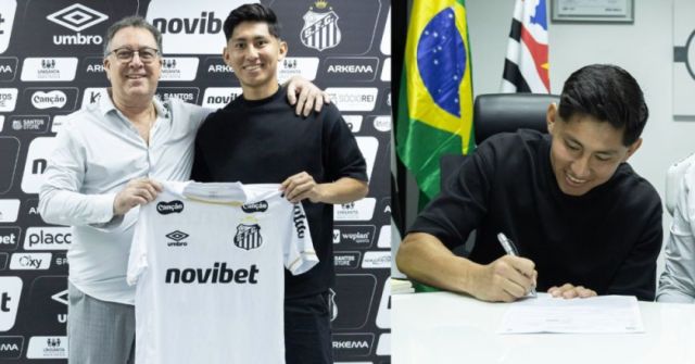 Miguelito Terceros renueva con Santos de Brasil hasta 2029