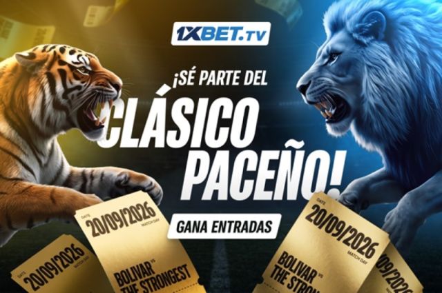 1xBet.tv sortea entradas gratis para el Clásico Paceño