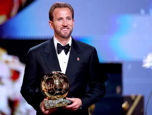 Kane superó a Mbappé por solo 28 puntos en la votación del Balón de Oro