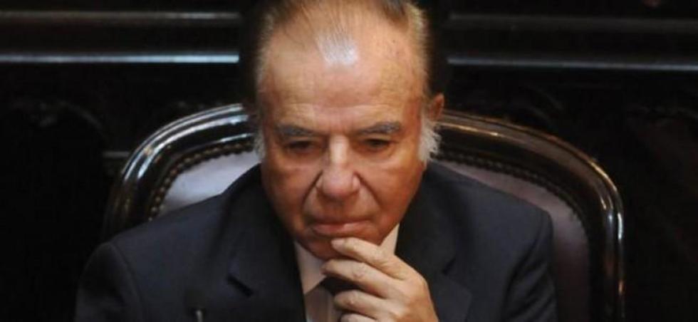 El expresidente Menem es acusado por encubrimiento