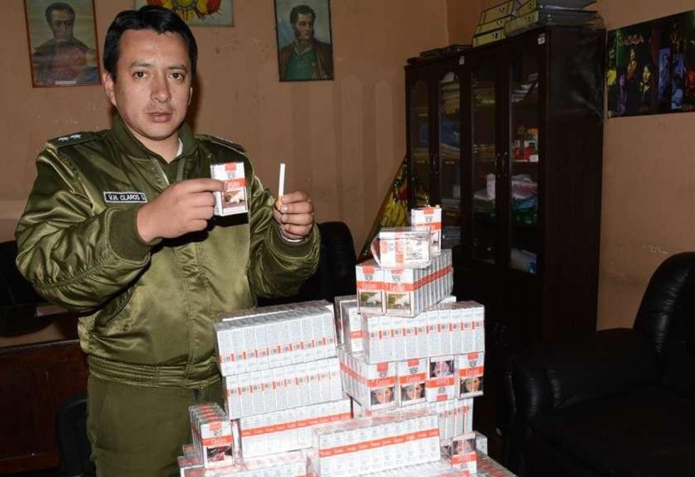 Cientos de cigarrillos "truchos" fueron decomisados 