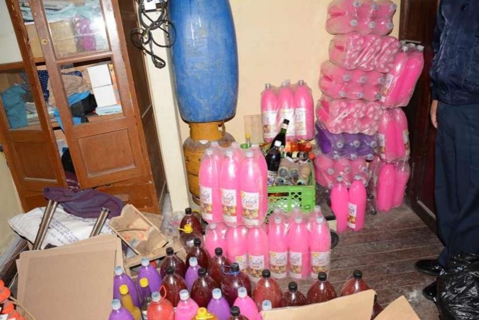 Incautaron más de 1000 litros de alcohol  