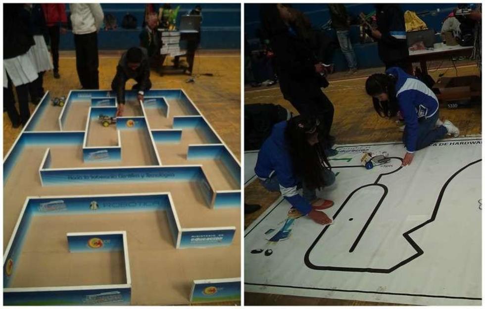 Alumnos expusieron en áreas de robótica y de informática 