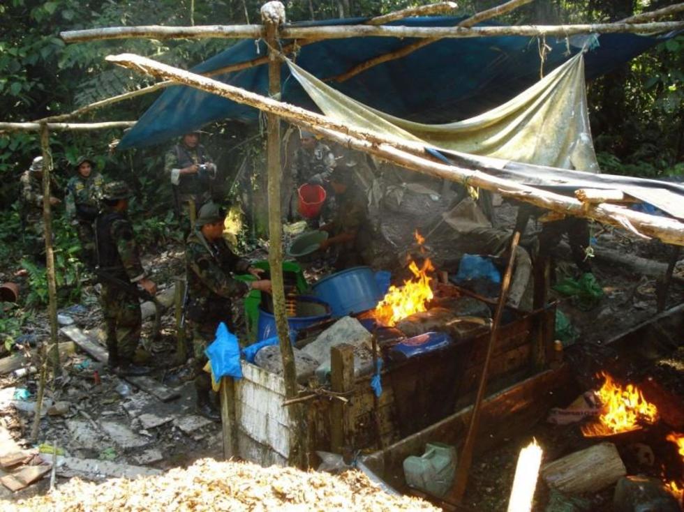 El 91 por ciento de los laboratorios de droga se hallan en Santa Cruz