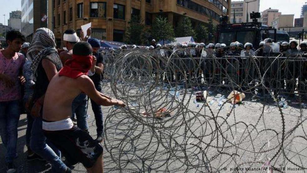 Al menos 70 heridos en Beirut en protestas contra el Gobierno