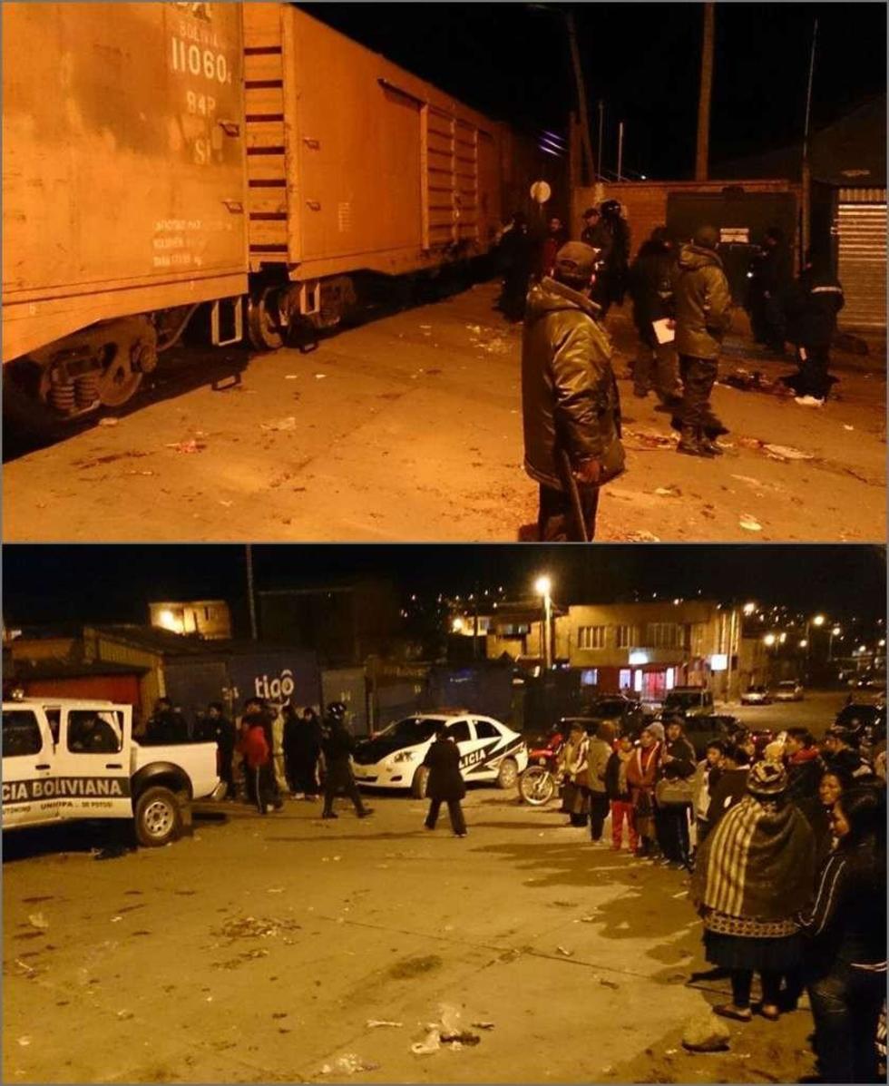 Hombre muere arrollado por vagones de tren de carga