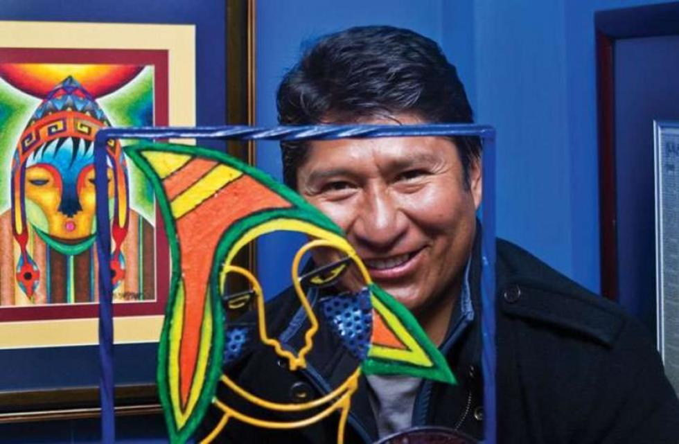 Mamani Mamani expondrá en Asia