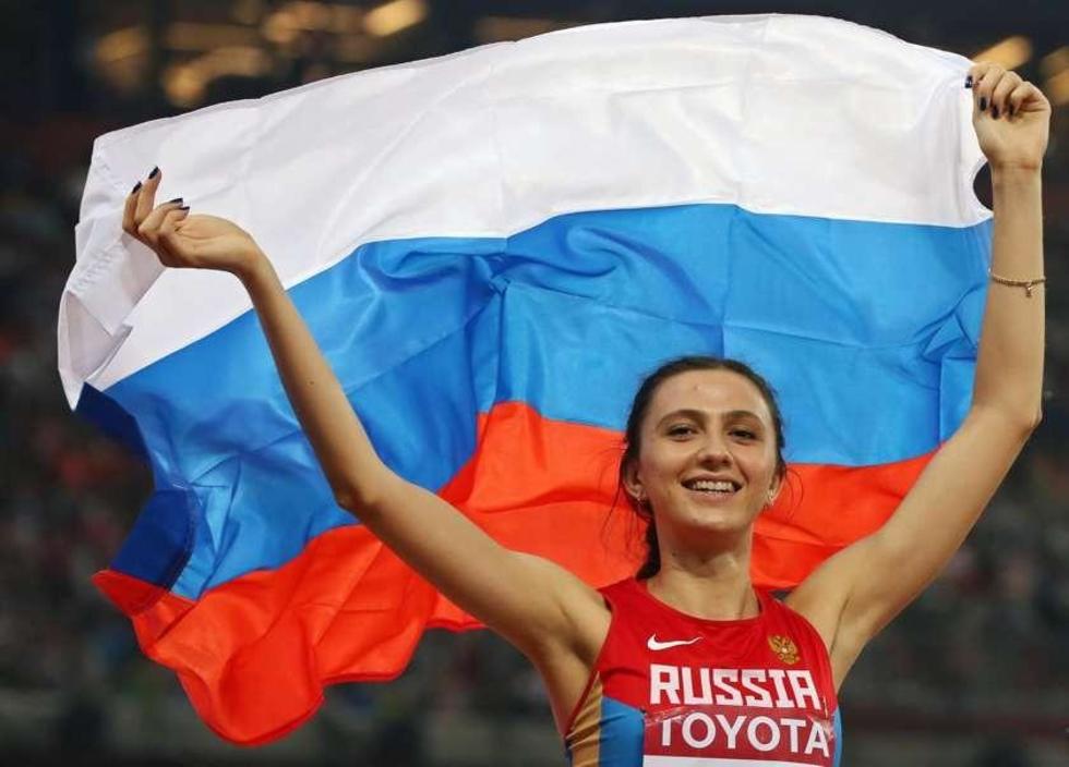 La atleta María Kuchina levanta la moral de Rusia en el Mundial de Pekín 