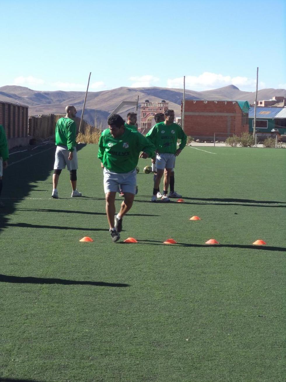 La banda roja entrenará hoy a doble turno