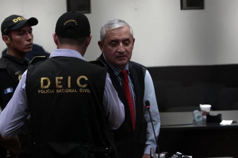 Dictan prisión provisional para el expresidente Otto Pérez Molina