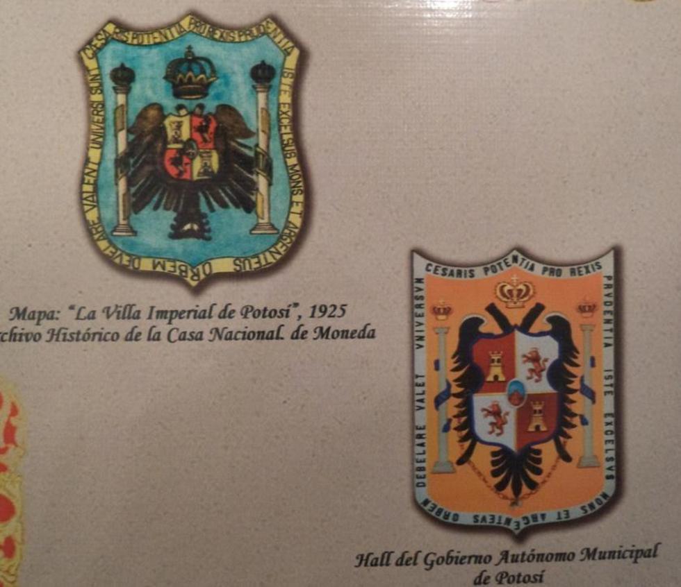 La heráldica será exhibida en Sucre