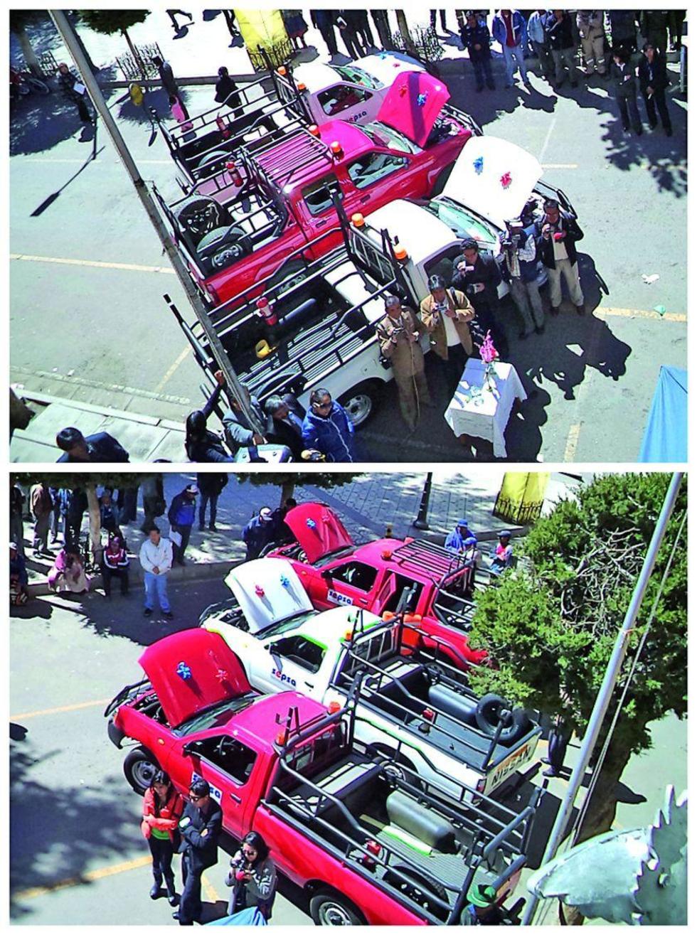 Entregan seis vehículos para fortalecer a Sepsa