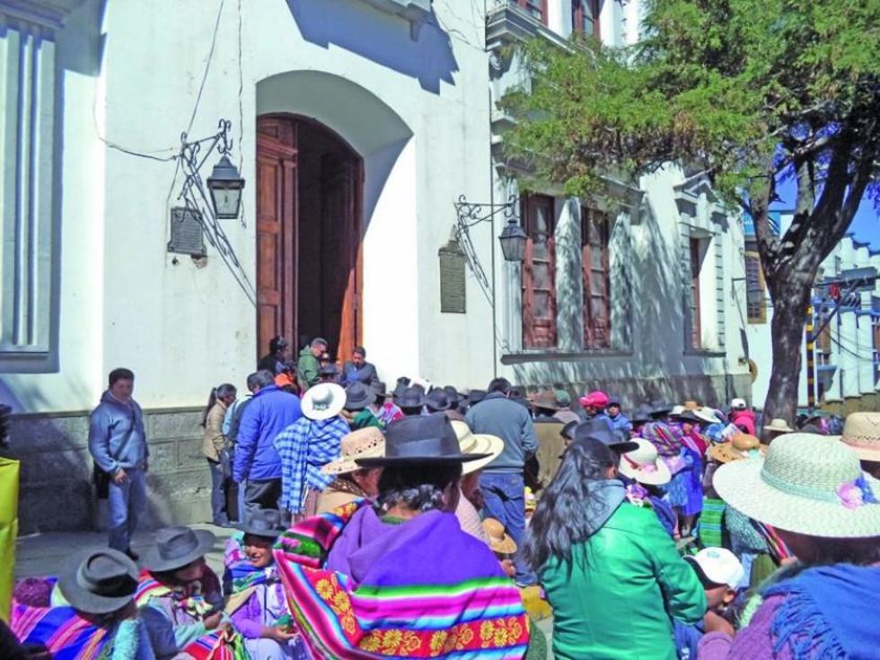 Los pobladores de Manquiri piden atención a demandas