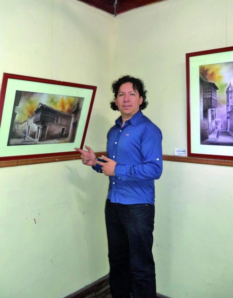 Se exponen 16 obras del paisaje potosino en dibujo 