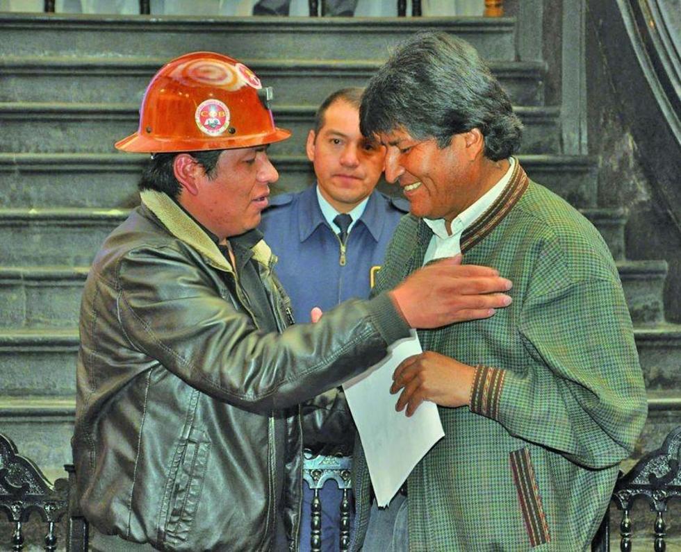 COB apoyará dos reelecciones más del presidente Evo Morales