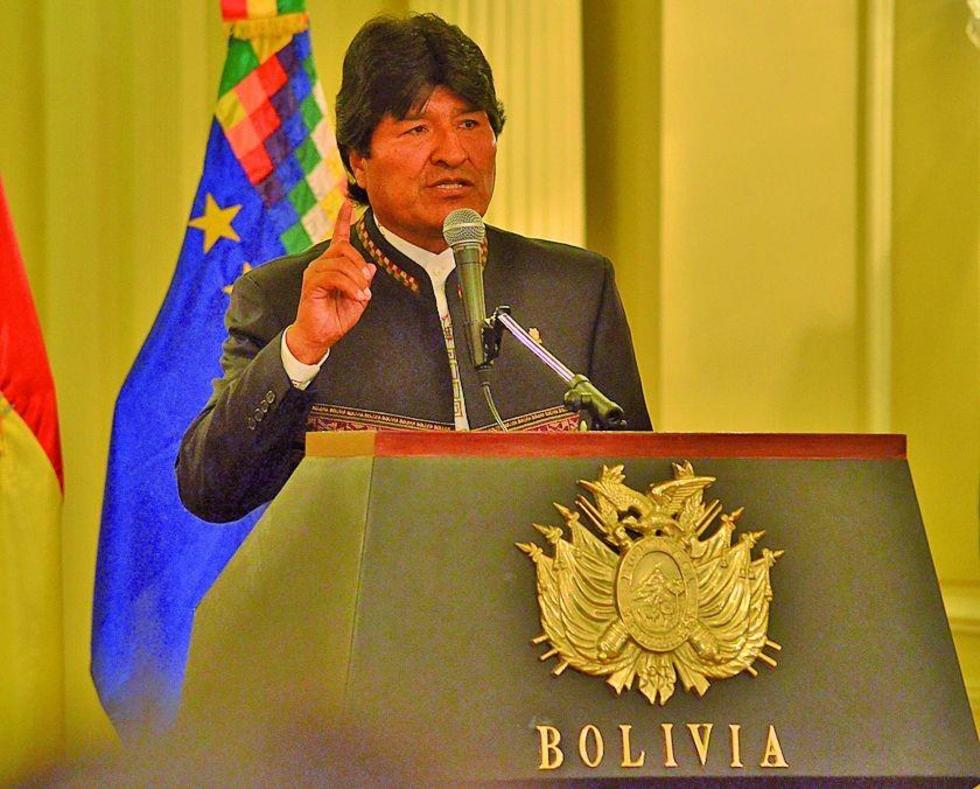 Evo: "no queremos quitar territorio a Chile"  