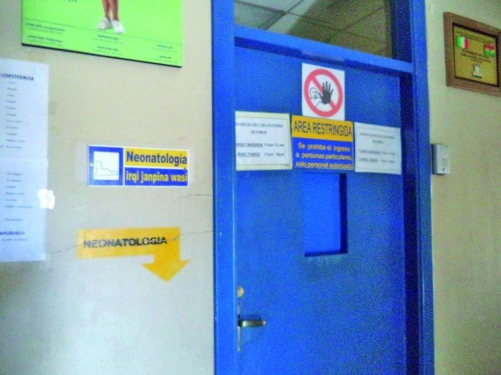 El Bracamonte prevé comprar más equipo para neonatología