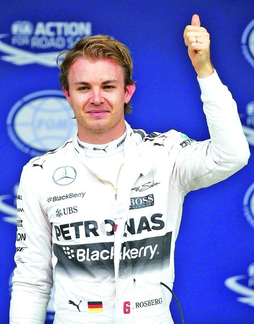Rosberg logra “pole” en el GP de Japón