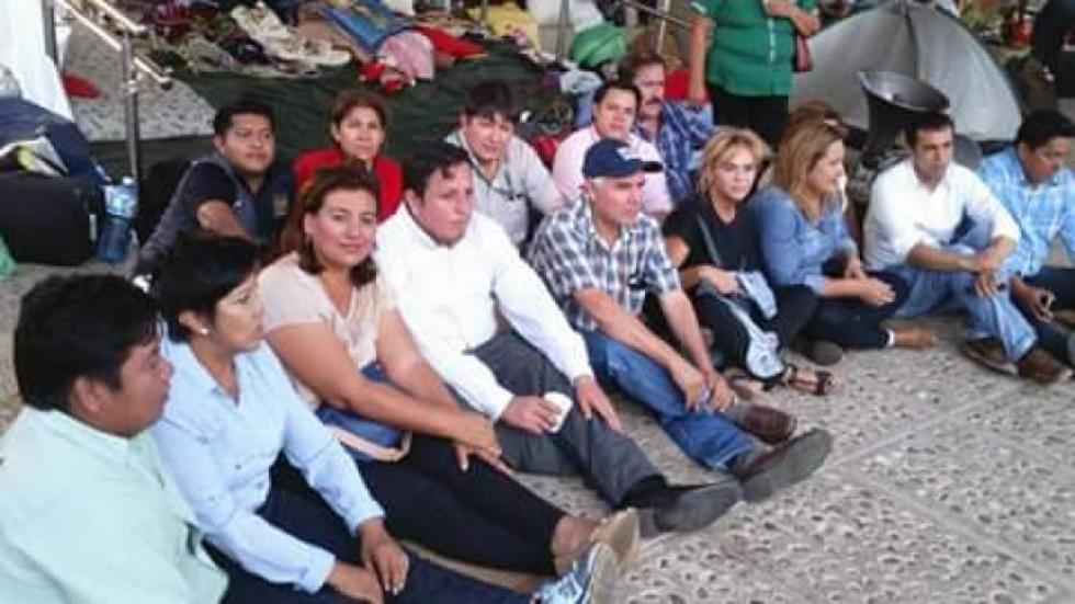 Sectores sociales se suman a protesta de indígenas chiquitanos 