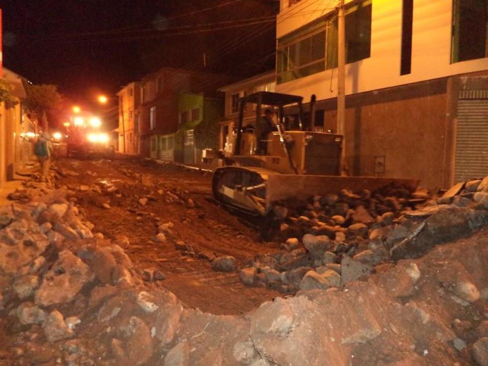 Trabajos en calles se ejecutan en doble turno