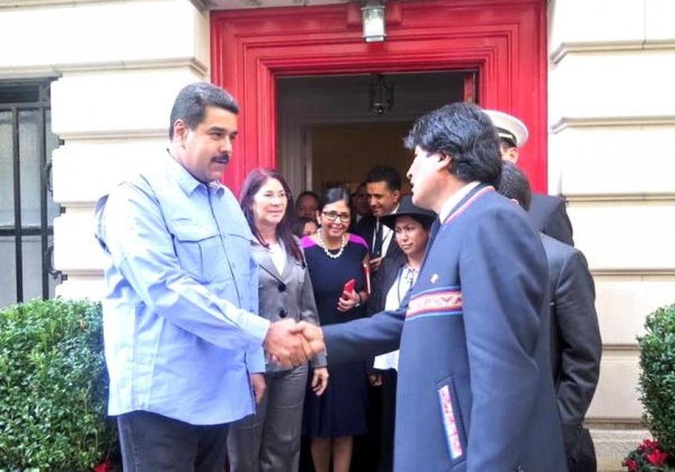 Evo Morales y Nicolás Maduro sostienen reunión bilateral en Cochabamba