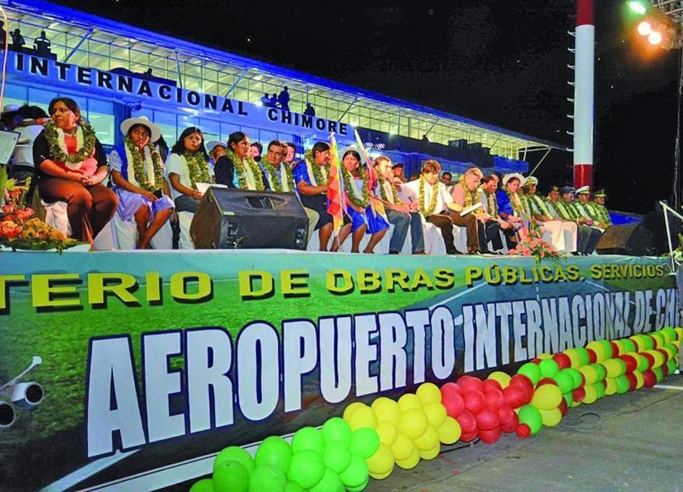 Evo Morales inaugura aeropuerto en antigua base de la DEA de EE.UU.