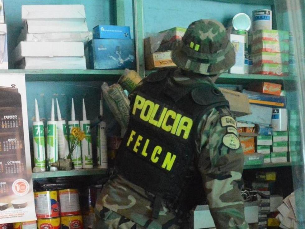 Se incautan precursores de tiendas de ferreterías