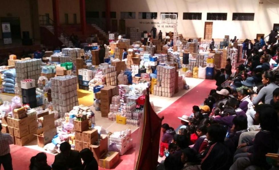 Entregan productos de subsidio a centros de acogida en Potosí 