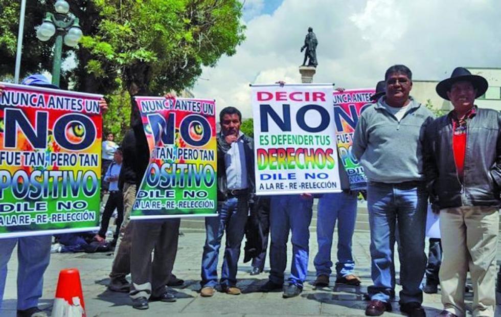 Inician "cruzada" por el No a la reelección de Morales