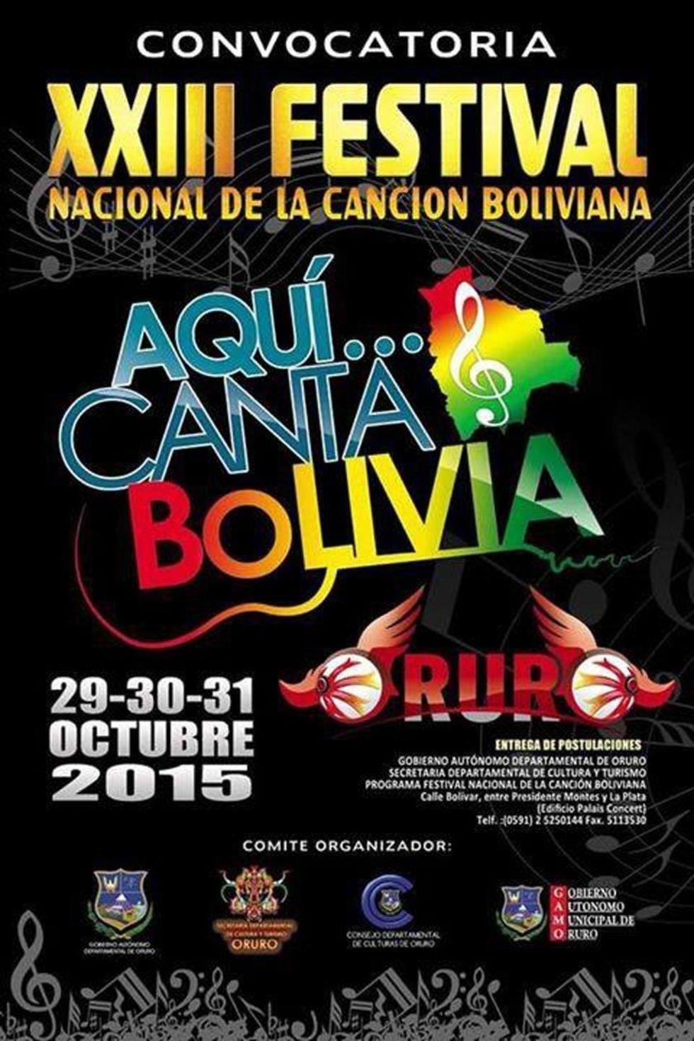 Festival ¡Aquí canta Bolivia! culmina  con éxito y es el semillero de artistas