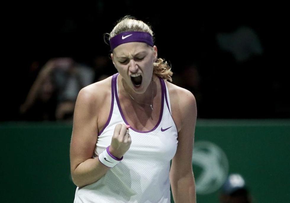 Kvitova derrota a Sharapova  en semifinales de tenis