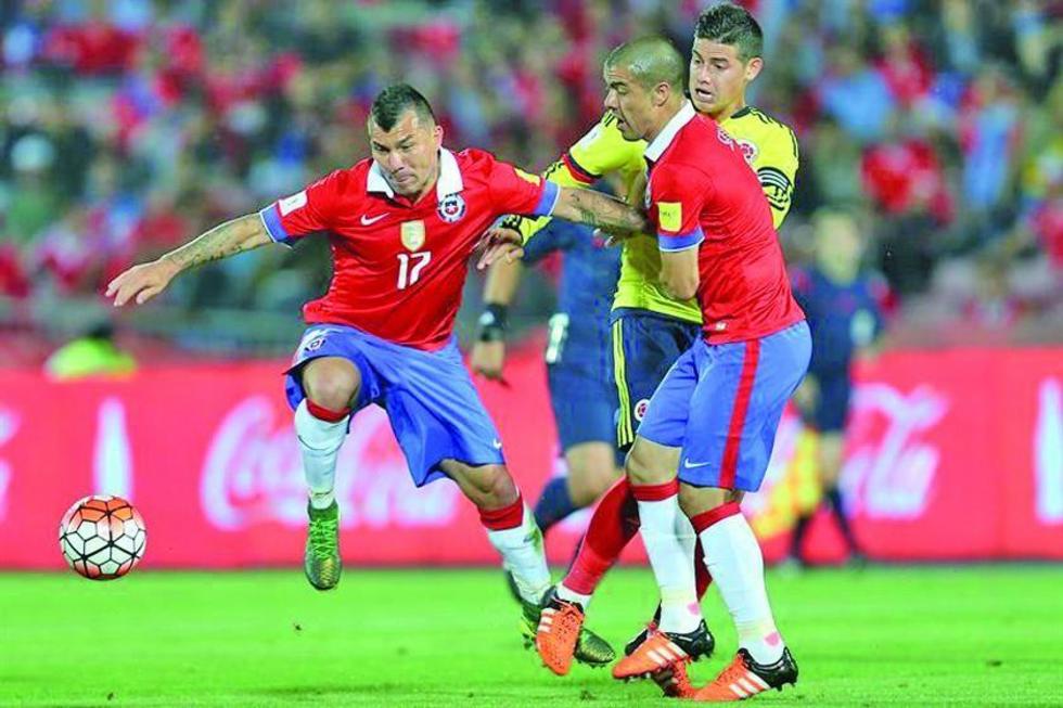 Colombia sorprende a Chile y le saca un punto