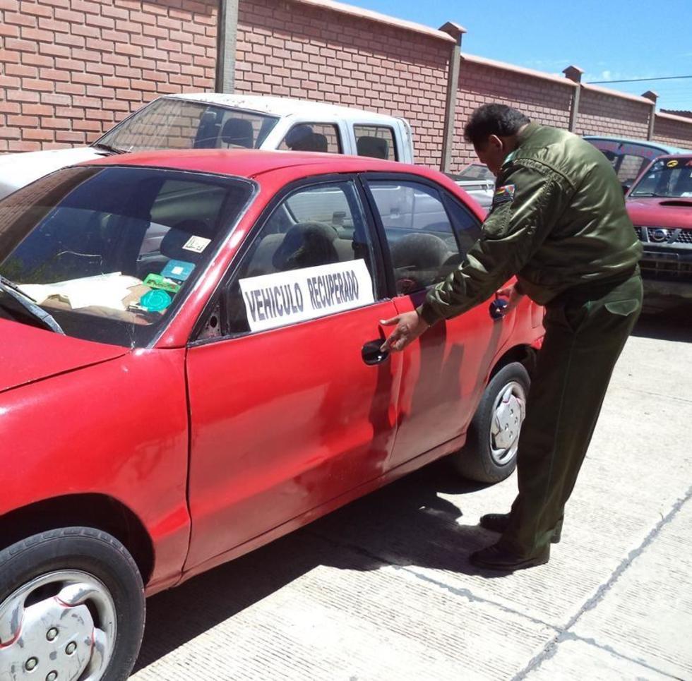 Diprove recupera vehículo robado hace una semana