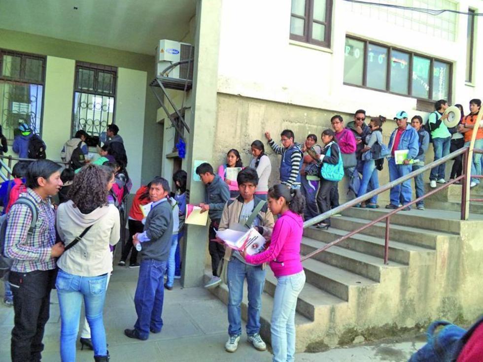 Son 35 instituciones educativas que dan espacios a bachilleres
