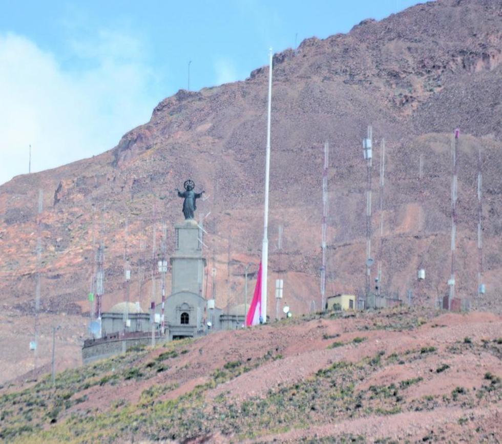Las antenas serán  reubicadas del cerro 