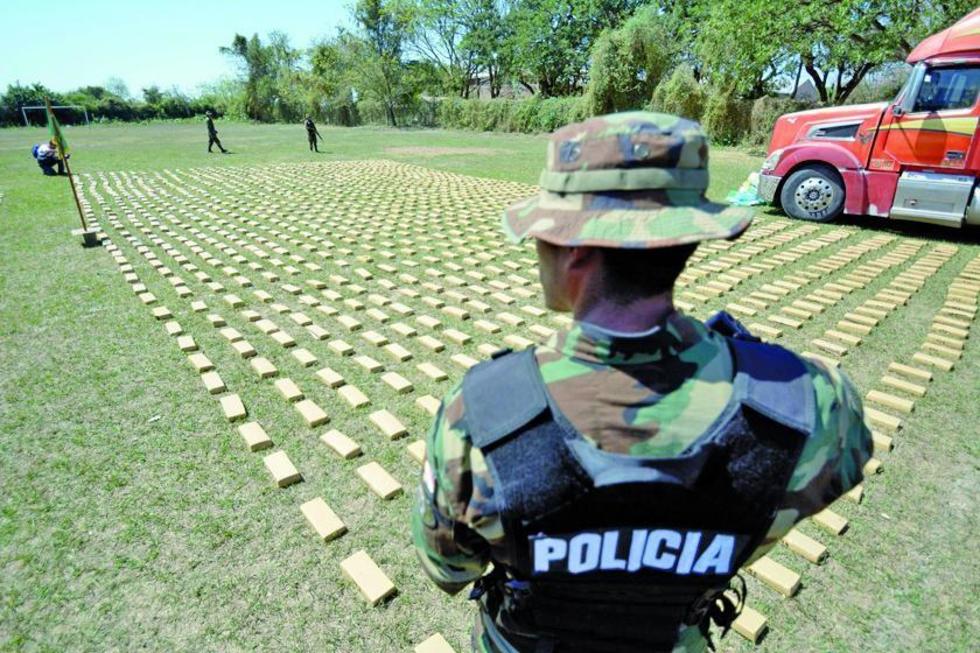 Decomisan 14 kilos de droga que iban a EE.UU.