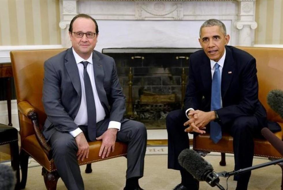 Obama y Hollande se reúnen para coordinar la estrategia contra el EI 