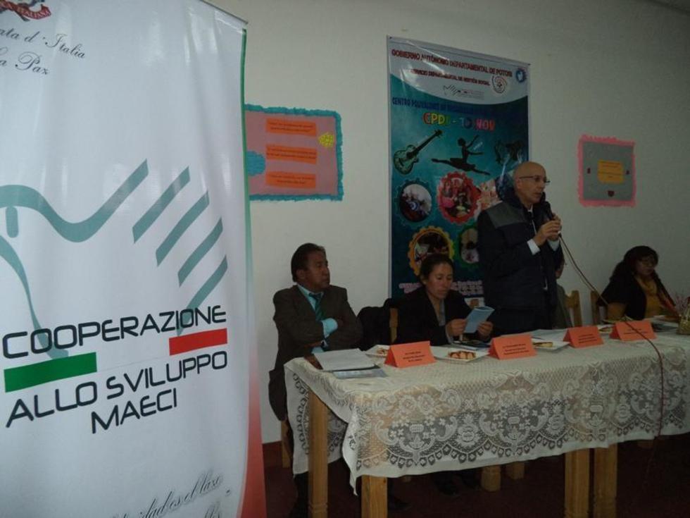 Cooperación Italiana destaca  aporte a la salud en Potosí