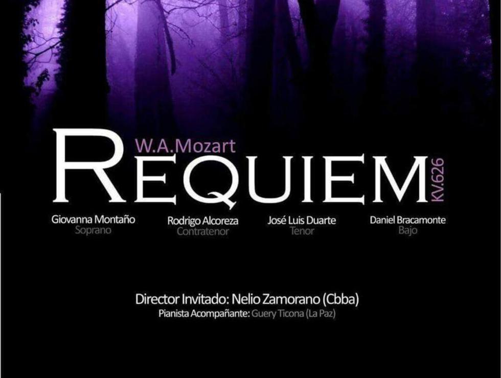 La obra Requiem de Mozart se cantará hoy por artistas