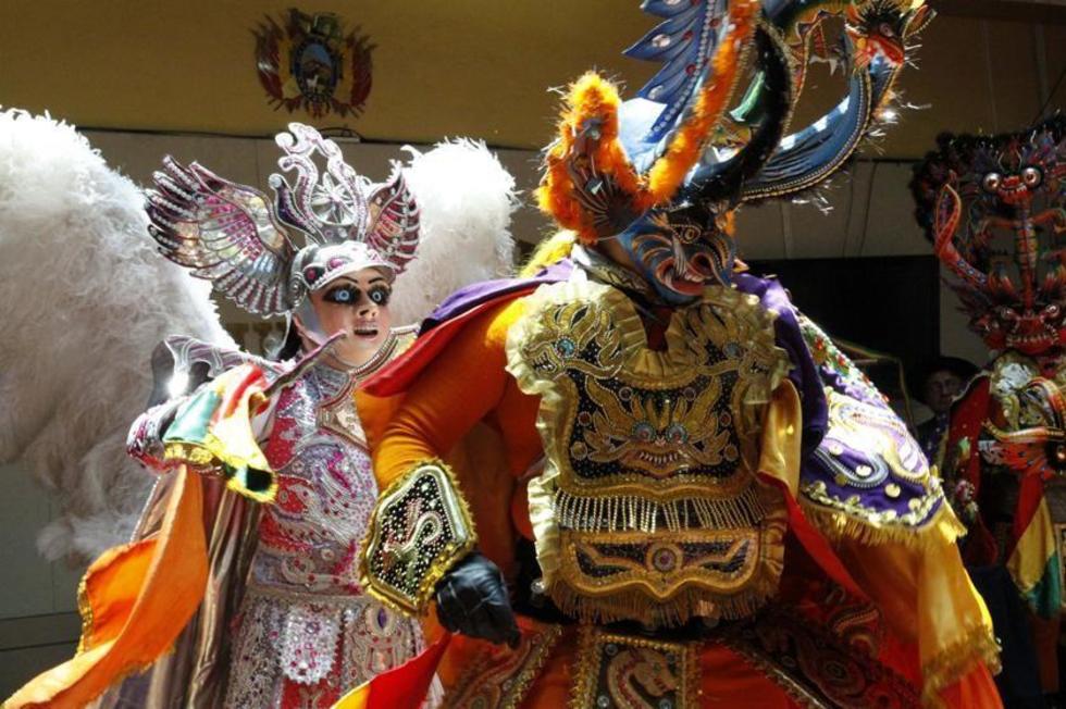 Exhiben el carnaval de Oruro en Madrid